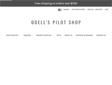 Tablet Screenshot of odellspilotshop.com